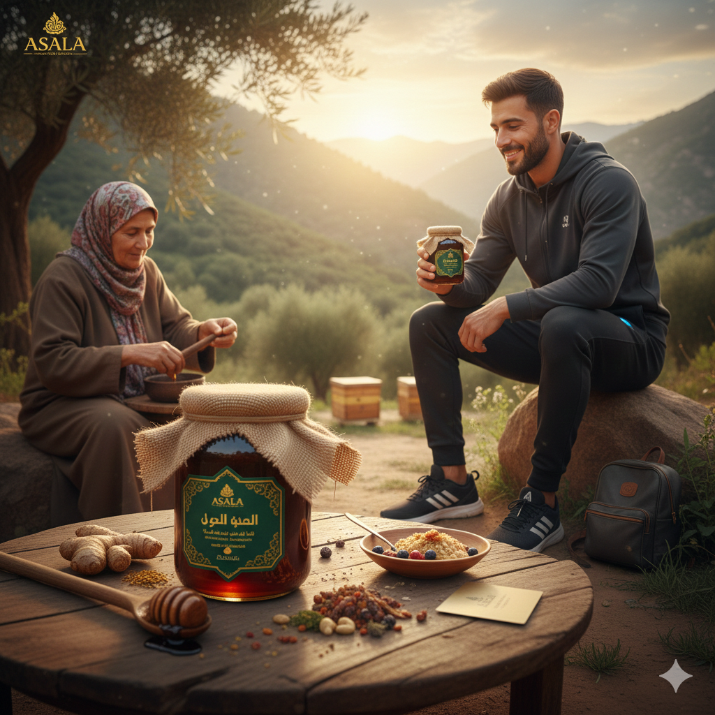 الخلطة الملكية  +زيت النشوة مجاني